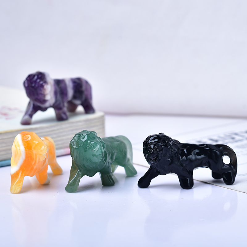 Natural Crystal Obsidian Lion. - Lion Stationery & Office Supply(Kunshan)Co.Ltd review and price
