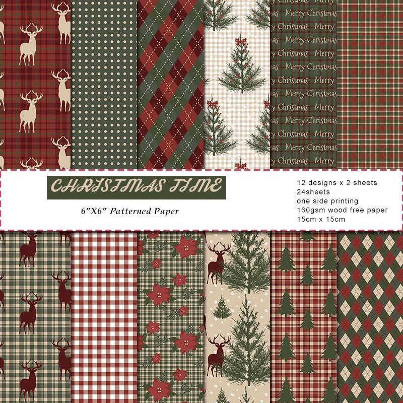 1Set Vintage Merry Christmas S - Graph Paper Pad review and price