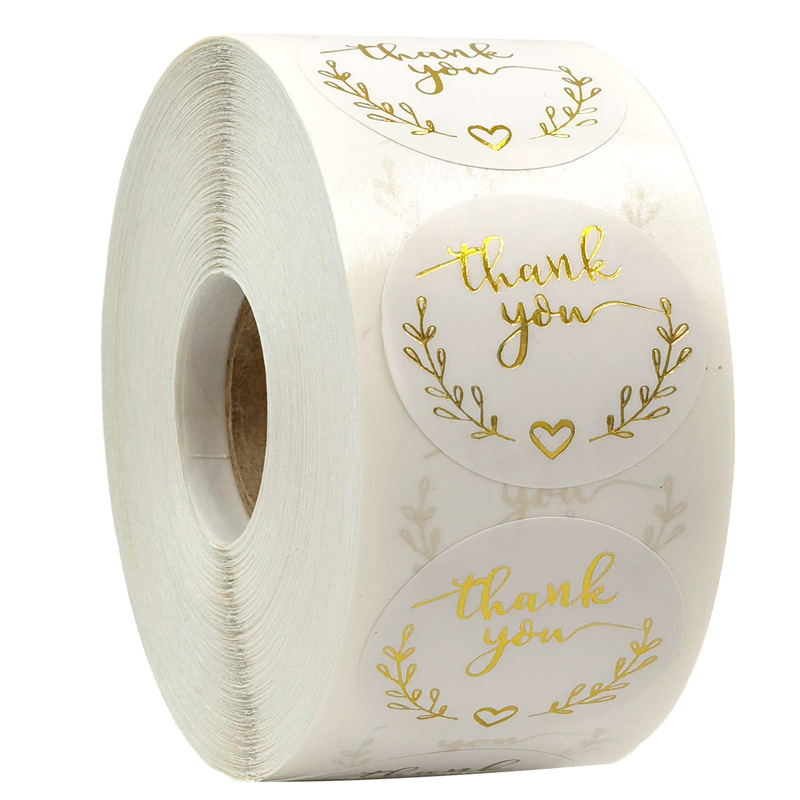 100-500pcs Gold Thank You Stic - Stationery Supplies Business review and price