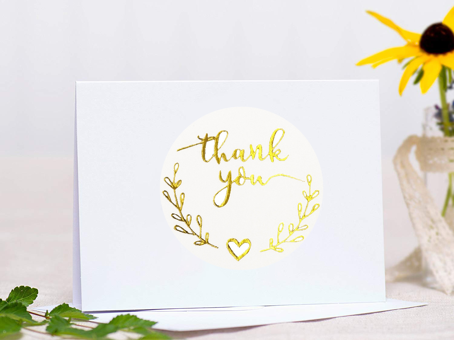 100-500pcs Gold Thank You Stic - Stationery Supplies Business review and price