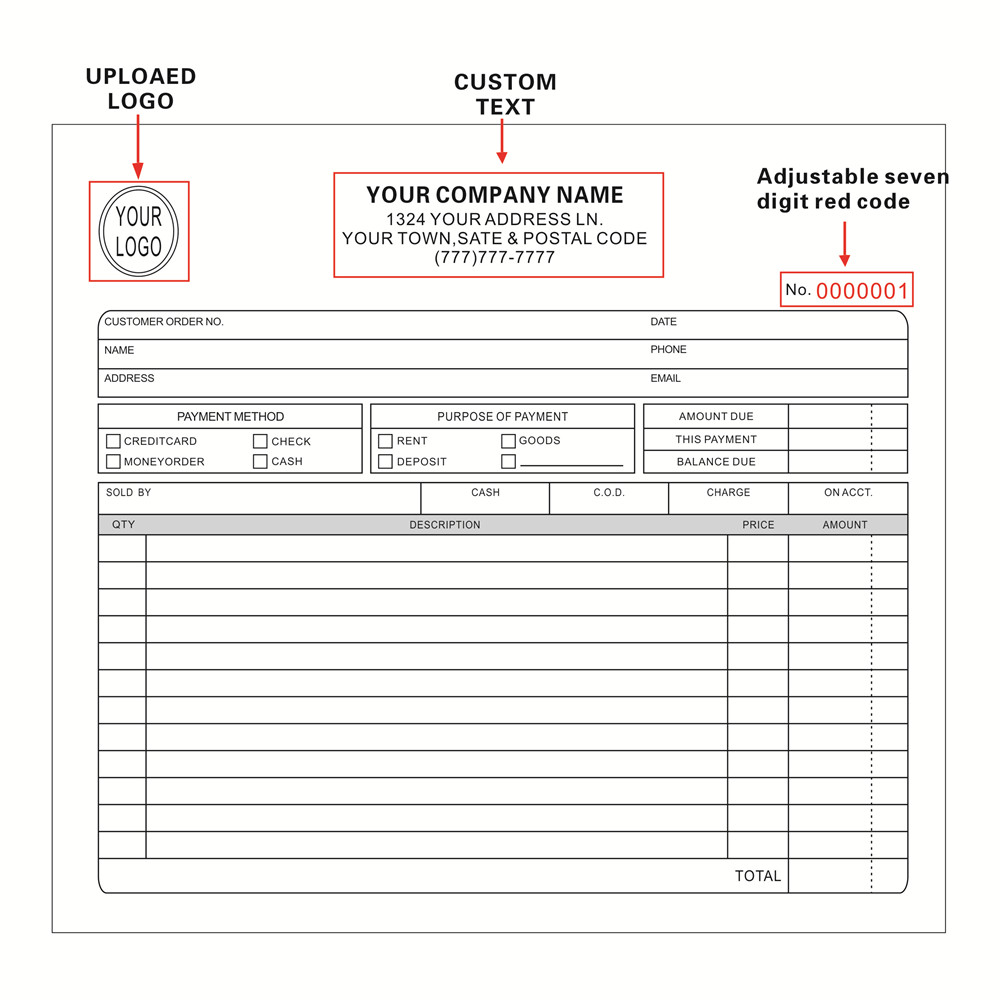 two books can invoice customiz - Carbon Copy Book review and price