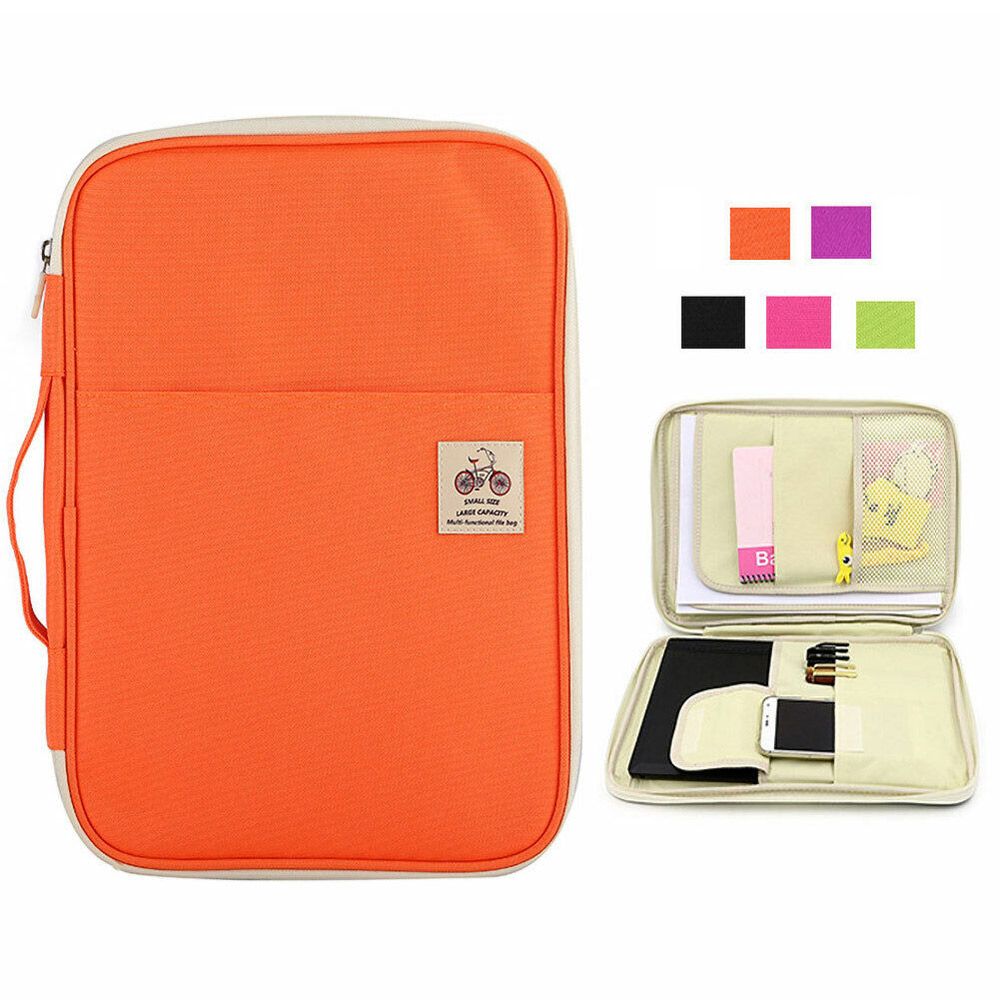 Travel Zipped File Organizer D - Portfolio Folder Zip review and price