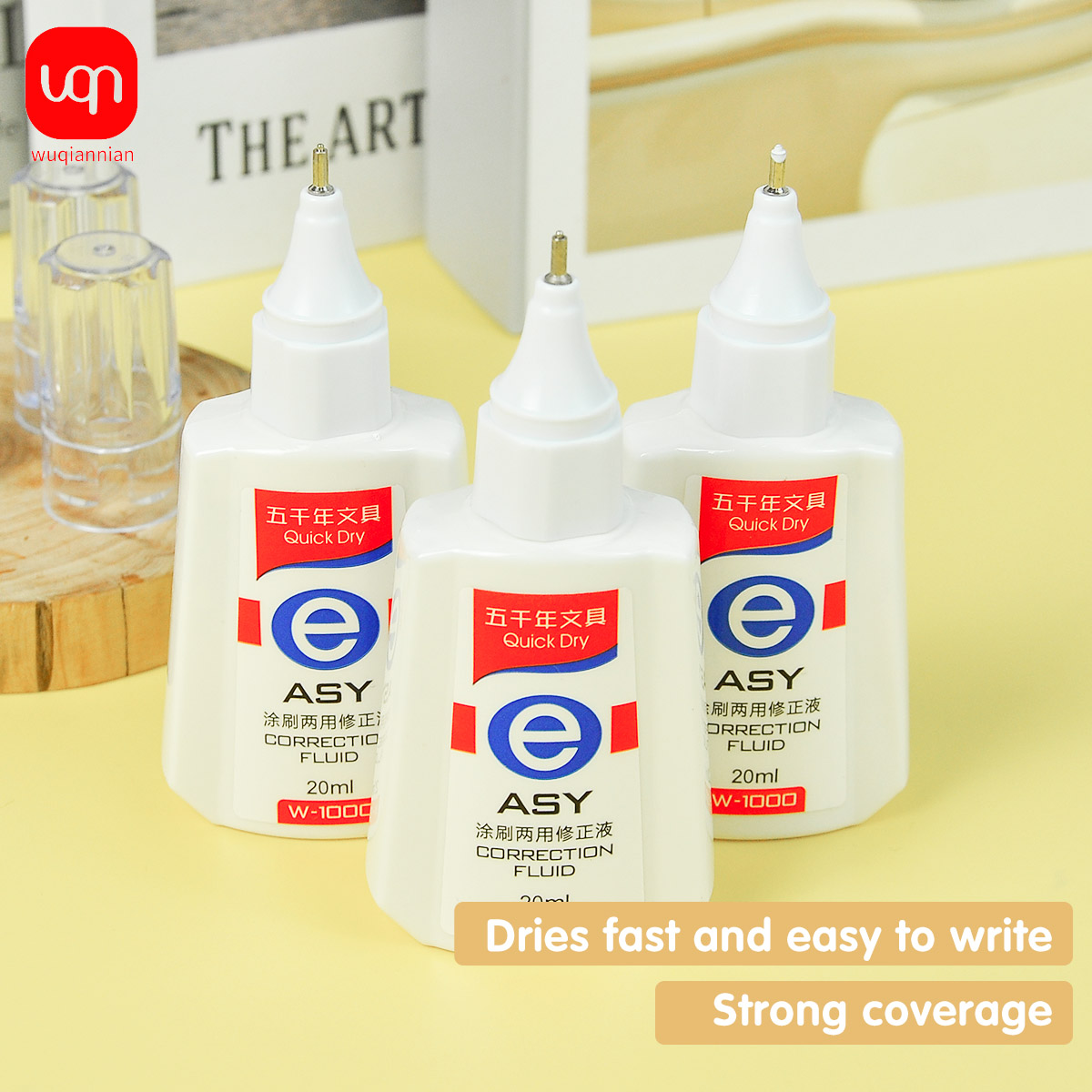 WQN Quick-Dry Correction Fluid - Correction Fluid White review and price
