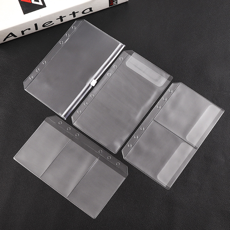 A6 Binder Pockets 6 Holes Cash - Portfolio Folder Zip review and price