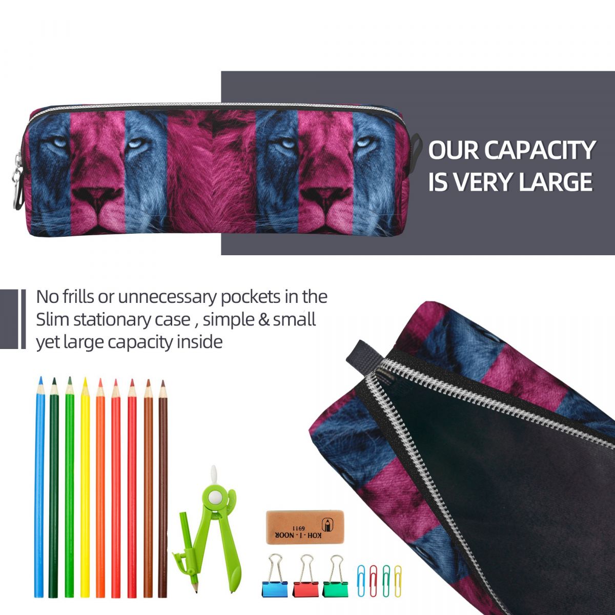 Aston Villa Lion Pencil Cases  - Lion Stationery & Office Supply(Kunshan)Co.Ltd review and price
