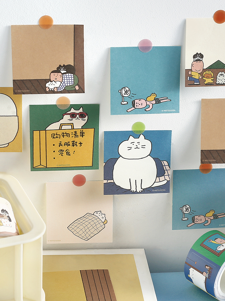 MATSUGODA Cute Cartoon Cat Pat - Graph Paper Pad review and price