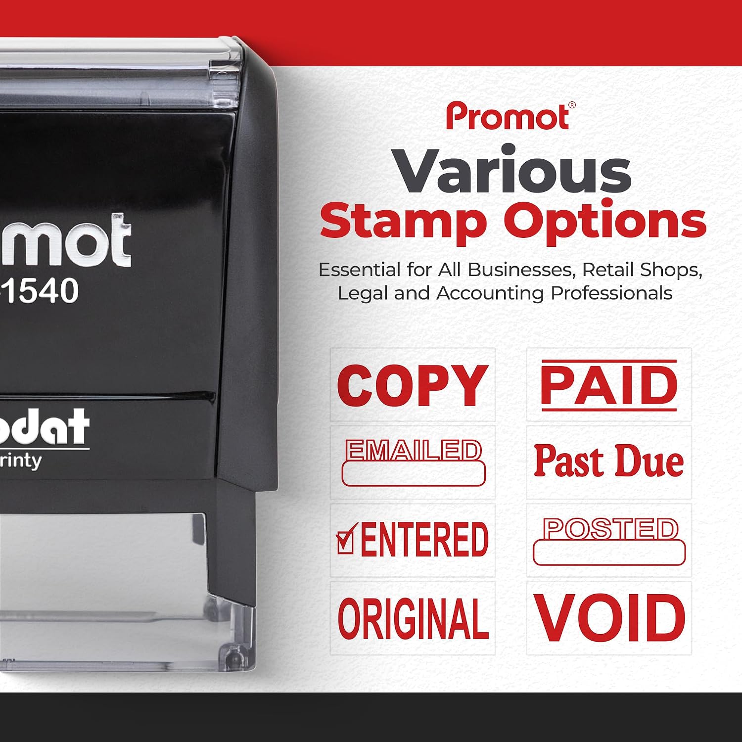 Self-Inking Paid Stamp Red Ref - Self Inking Stamp review and price