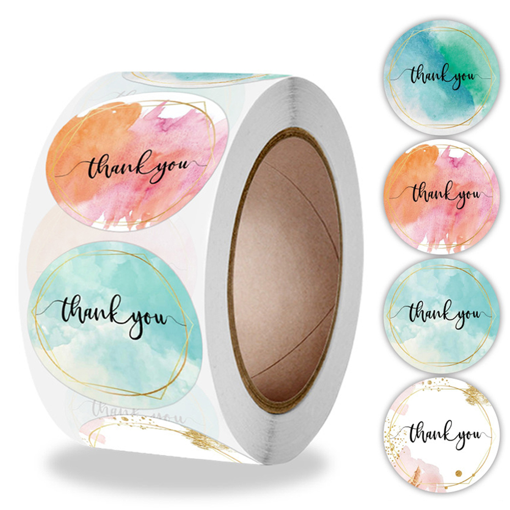 100-500 Pcs Thank You Stickers - Stationery Supplies Business review and price