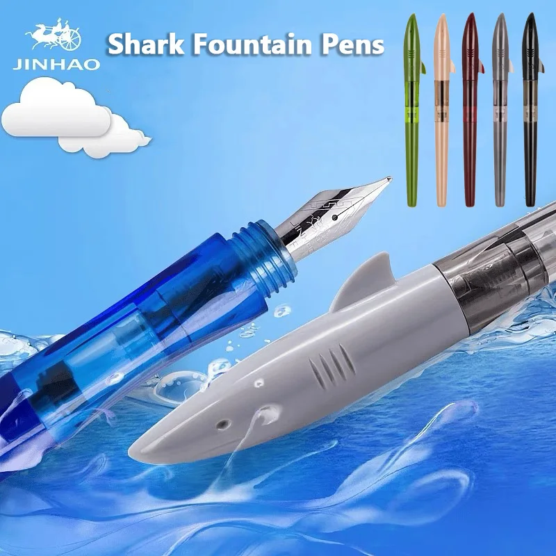 Jinhao Cute Shark Fountain Pen - Stationery Supplies Business review and price