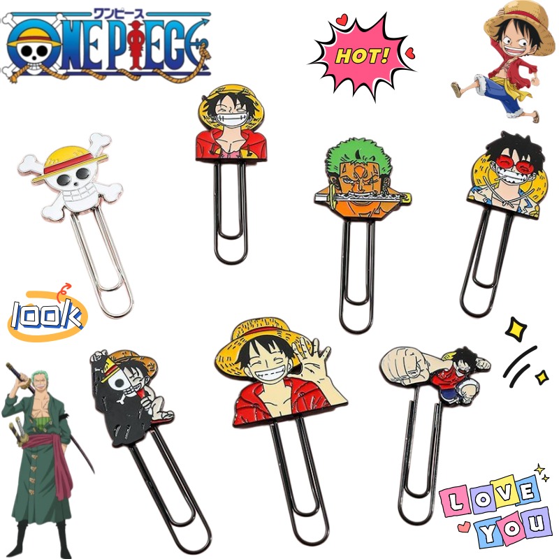 New One Piece Luffy Roronoa Zo - Paperclip Magnetic Set review and price