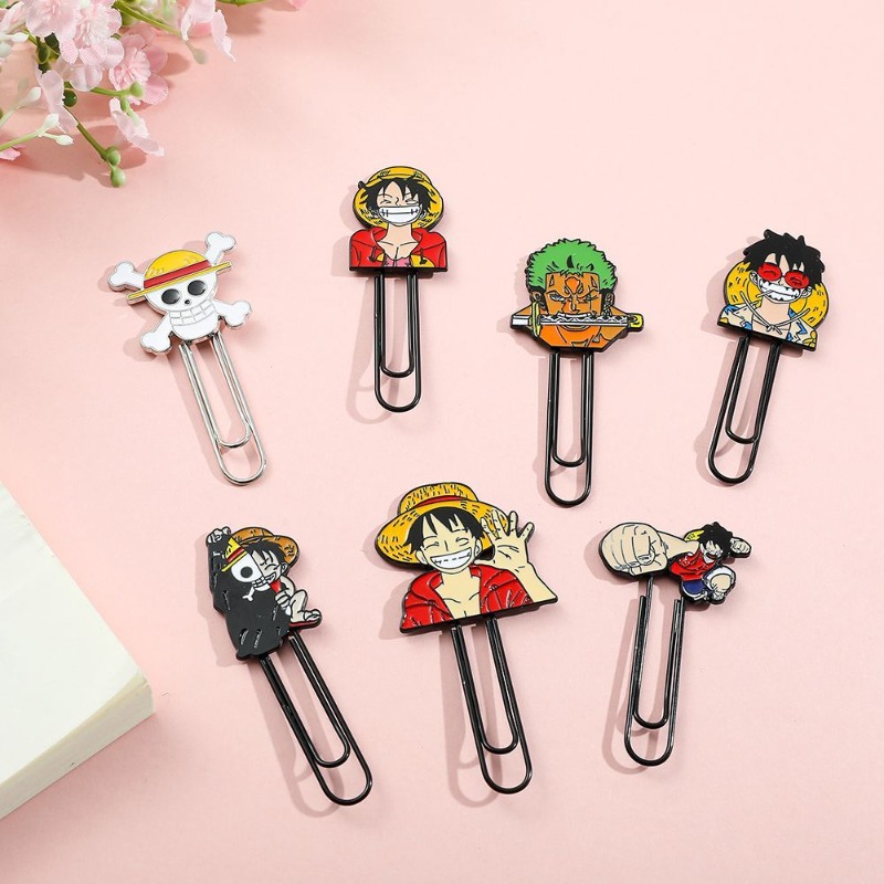 New One Piece Luffy Roronoa Zo - Paperclip Magnetic Set review and price