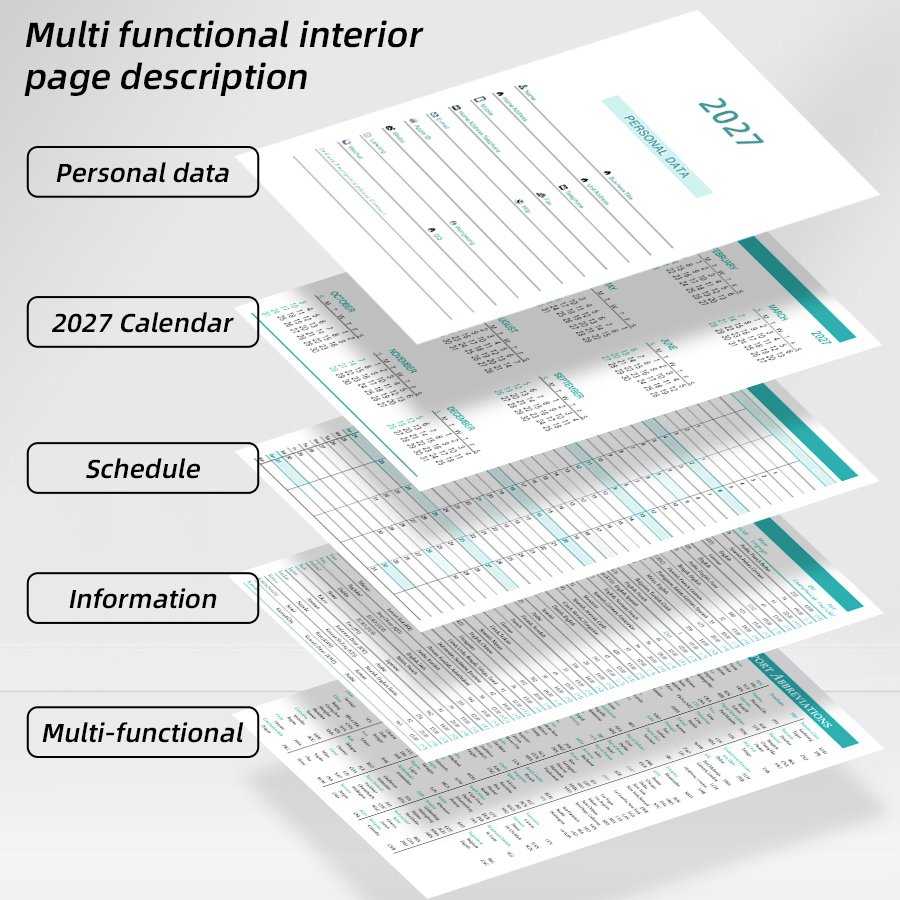2027 Daily Planner Calendar Di - Graph Paper Pad review and price