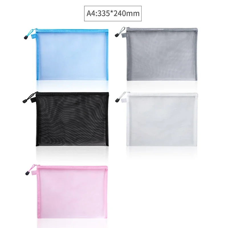 1Pcs A4/A5/A6 Mesh Zipper Pouc - Portfolio Folder Zip review and price