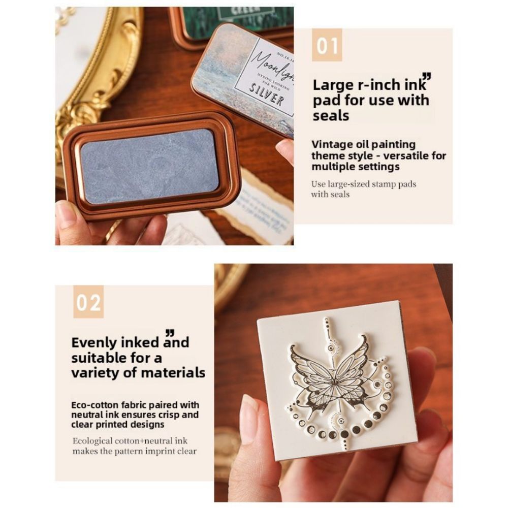 New Colorful Vintage Ink Pad E - Self Inking Stamp review and price