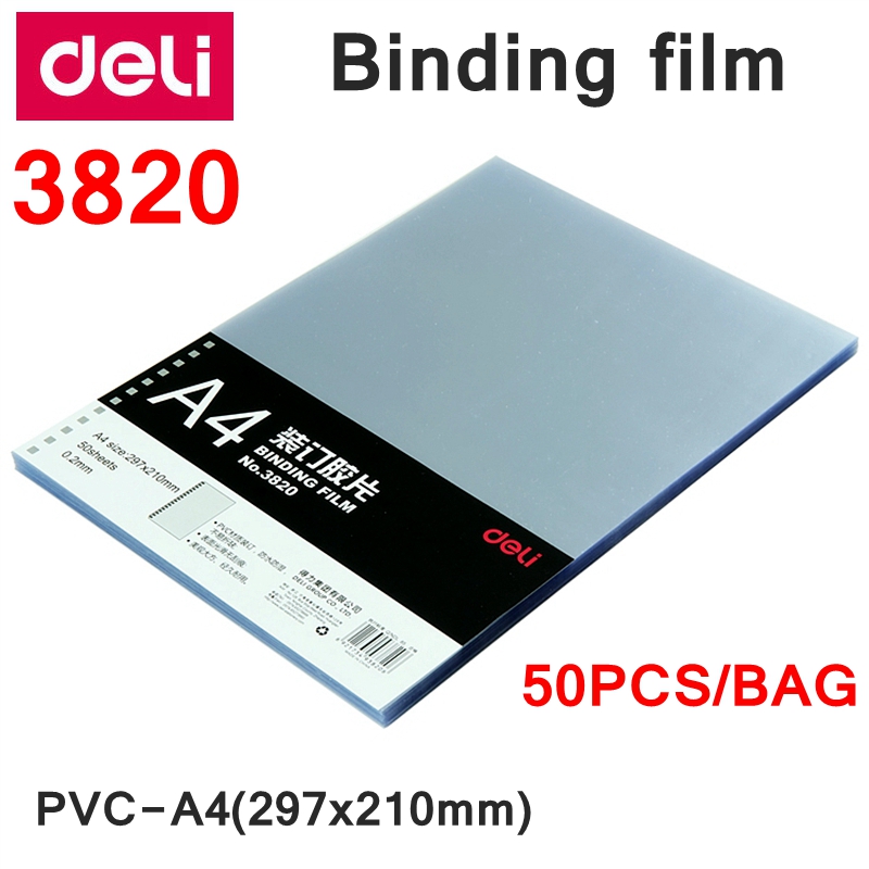 50PCS Deli 3820 A4 PVC Comb Bi - Binding Comb Plastic review and price