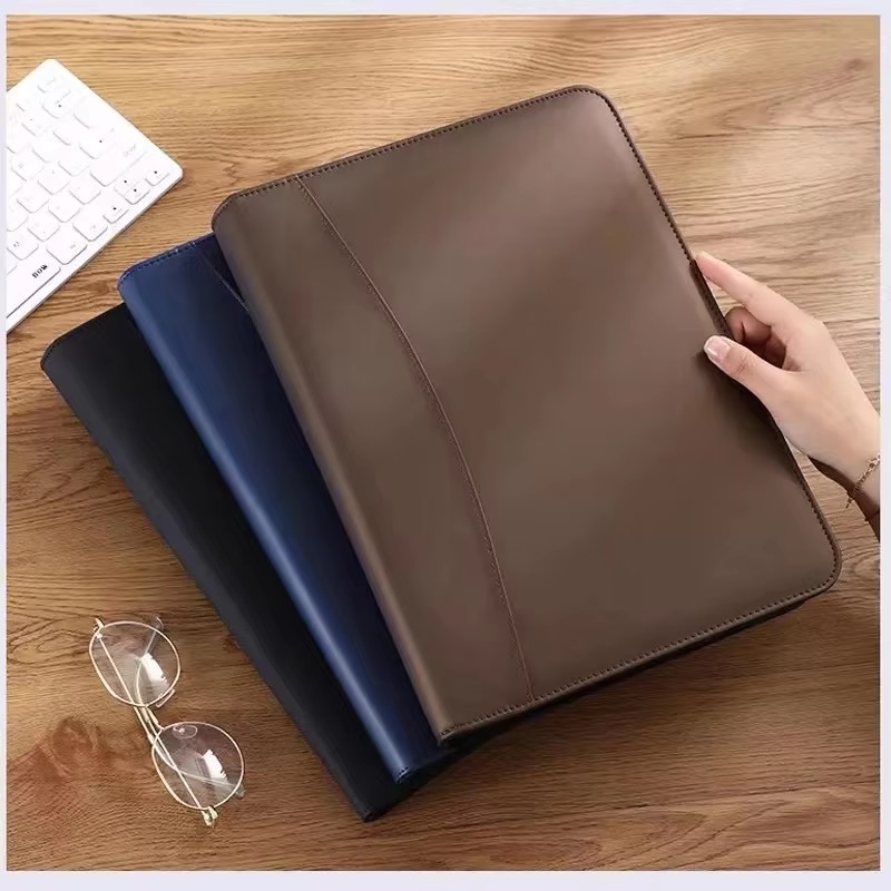 PU Leather Portafolio A4 Docum - Portfolio Folder Zip review and price