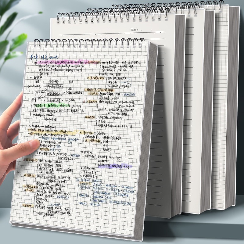 B5 notebook upturned coil book - Graph Paper Pad review and price