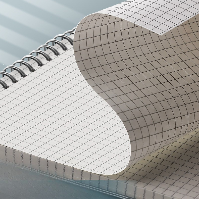 B5 notebook upturned coil book - Graph Paper Pad review and price